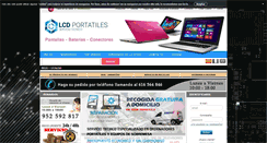 Desktop Screenshot of lcdportatiles.com