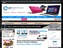 Tablet Screenshot of lcdportatiles.com